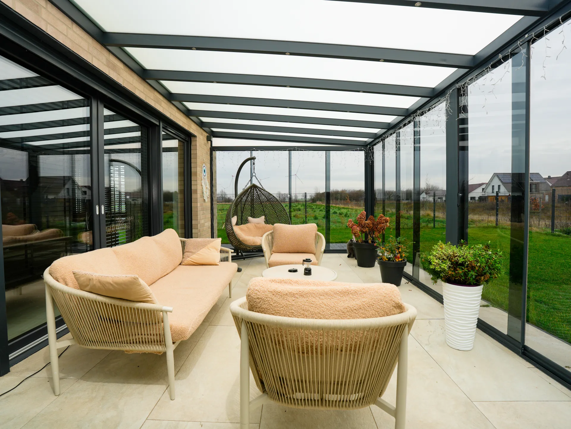 Es Veranda project - aluminium veranda